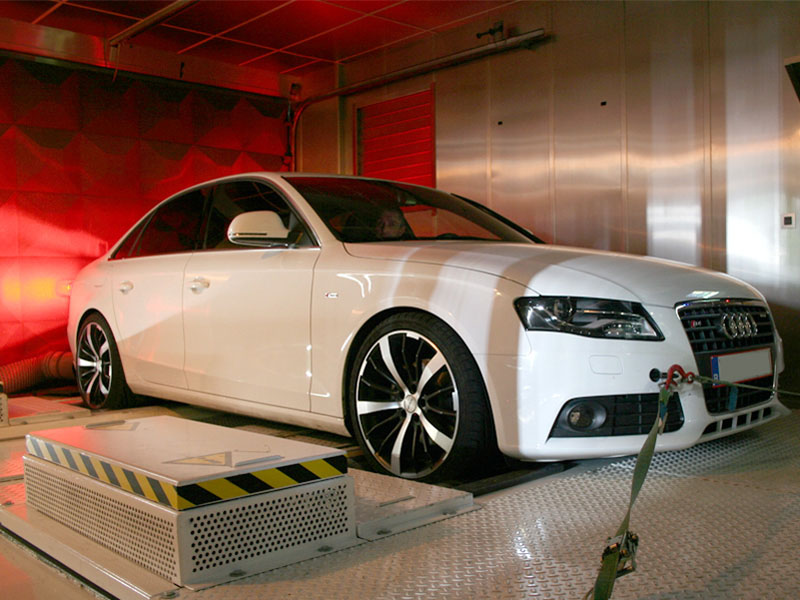 boitier additionnel : Une Audi sur notre banc de puissance BOSCH FLA
