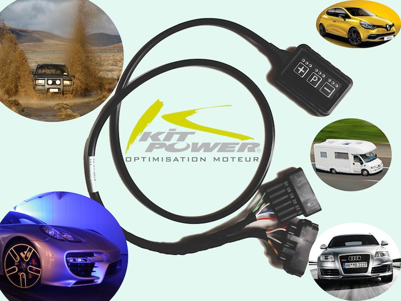 Kitpower pedalbox - puce moteur essence et diesel